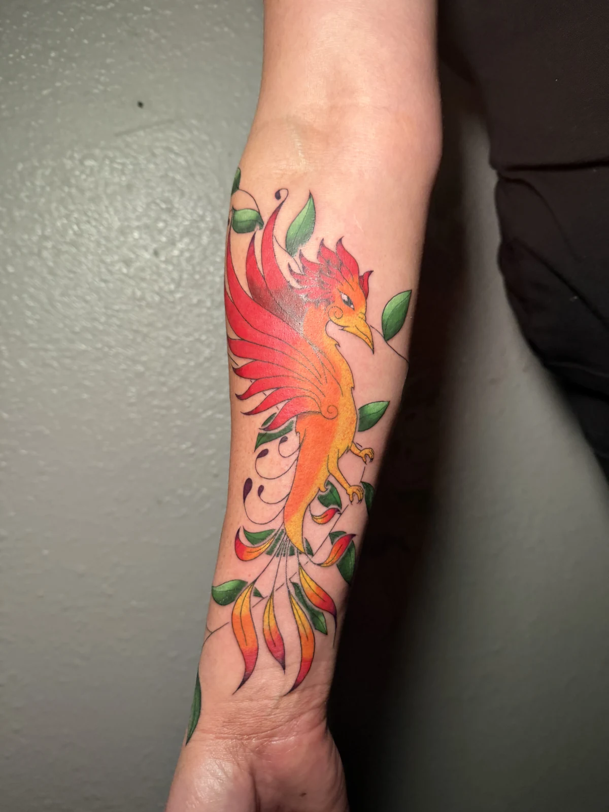 Fresh phoenix tattoo